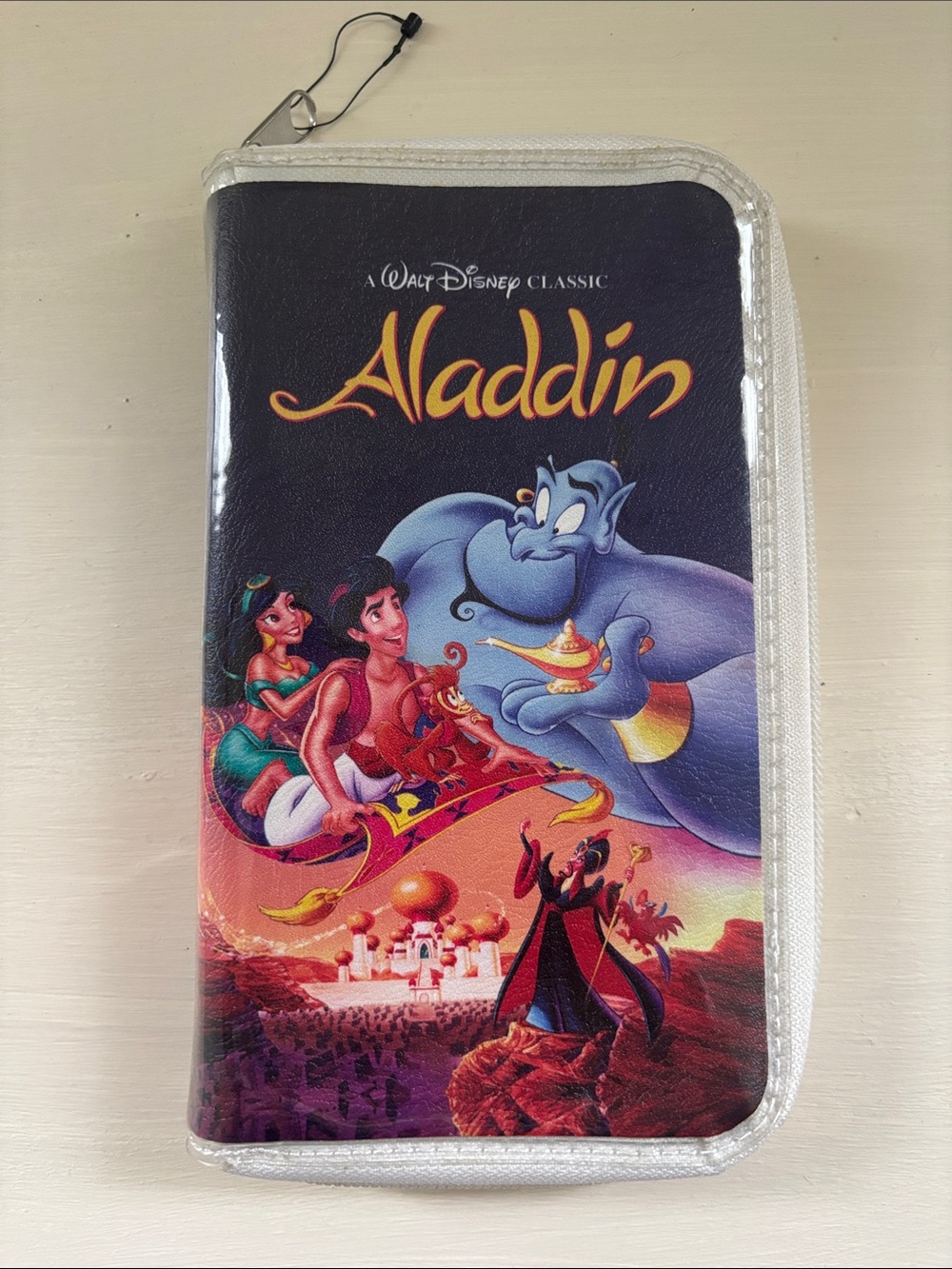 Disney Aladdin Clutch Wallet Looks Like VHS Tape